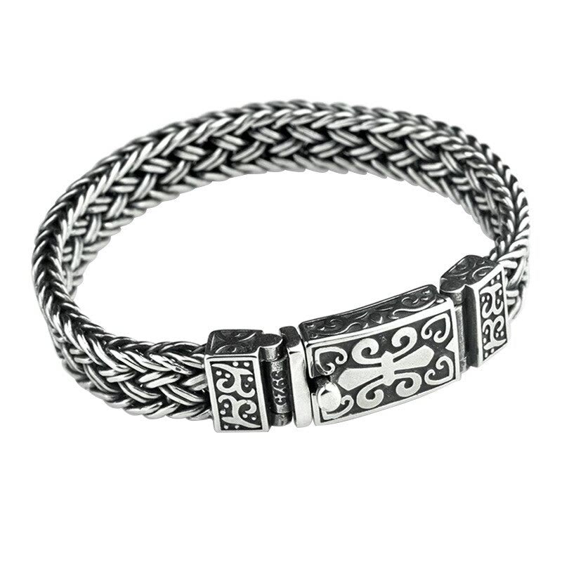 Bracelet spirituel en cuivre avec motif totem de vigne | Sons de guérison