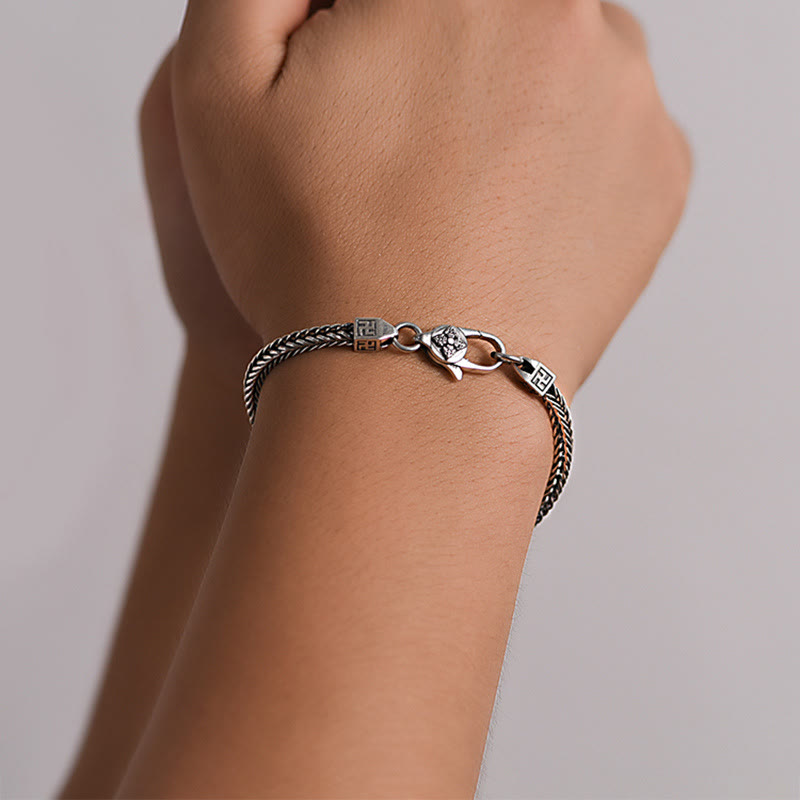 Bracelet chaîne en cuivre avec pouvoir spirituel | Énergie Vajra Swastika