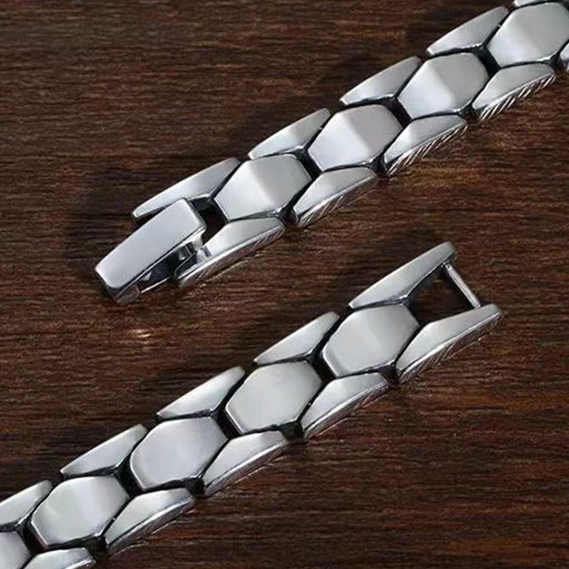 Bracelet de guérison en cuivre avec tête de tigre pour l'équilibre et la chance