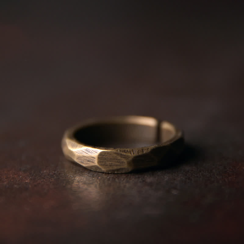 Bague de richesse en cuivre pour la guérison spirituelle et l'abondance