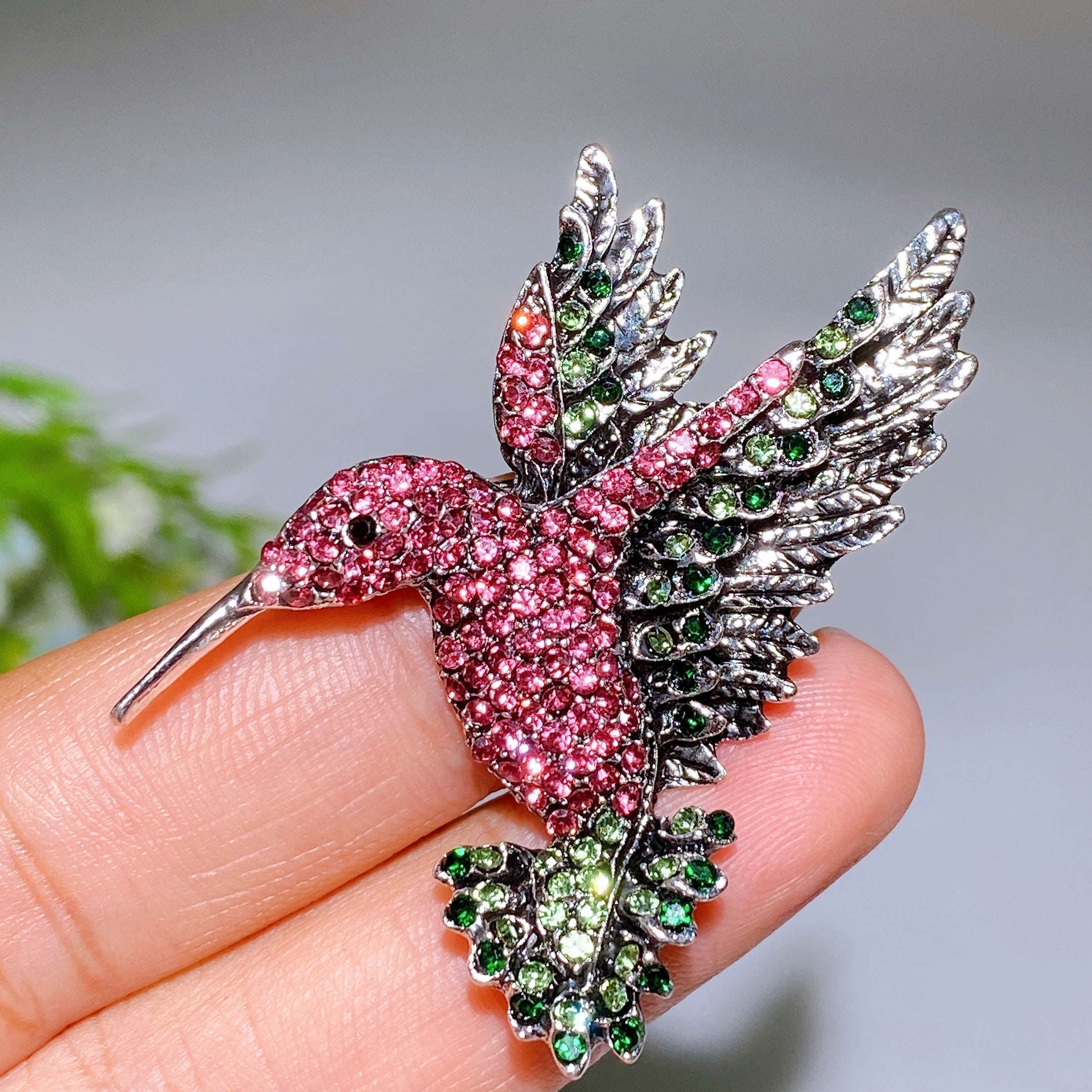 Crystal Healing Brooch 30-92mm Healing Crystal Pin