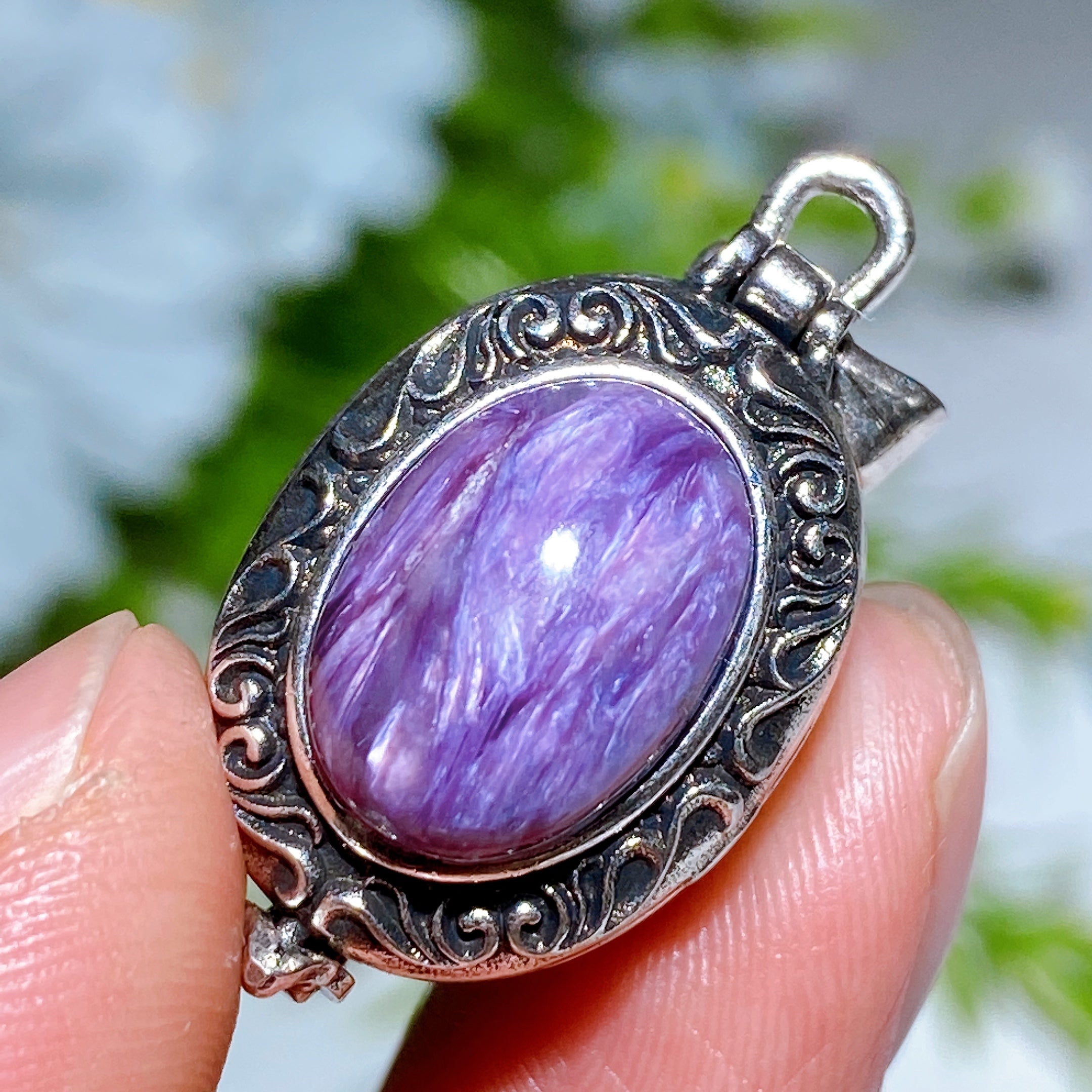 Pendentif œil de tigre en cristal de guérison 25 mm