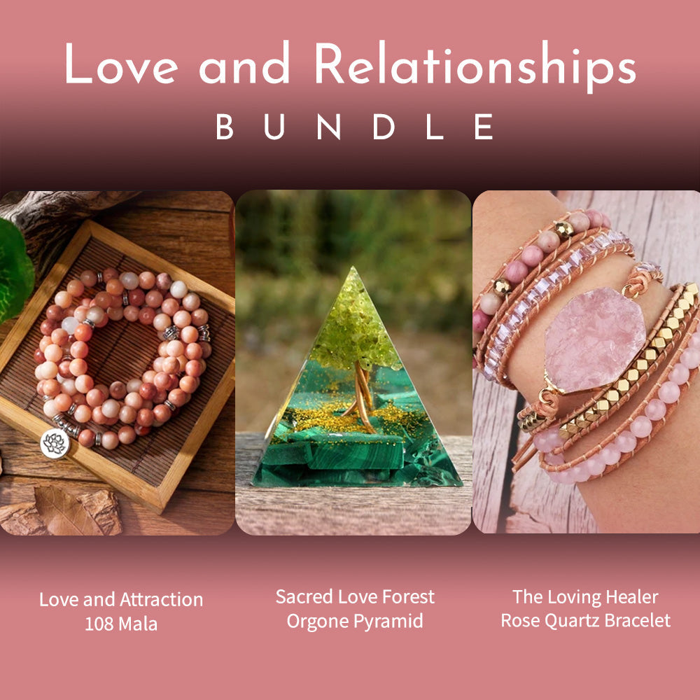 Coffret Crystal Love Connection - Ensemble de bracelets en pierres précieuses