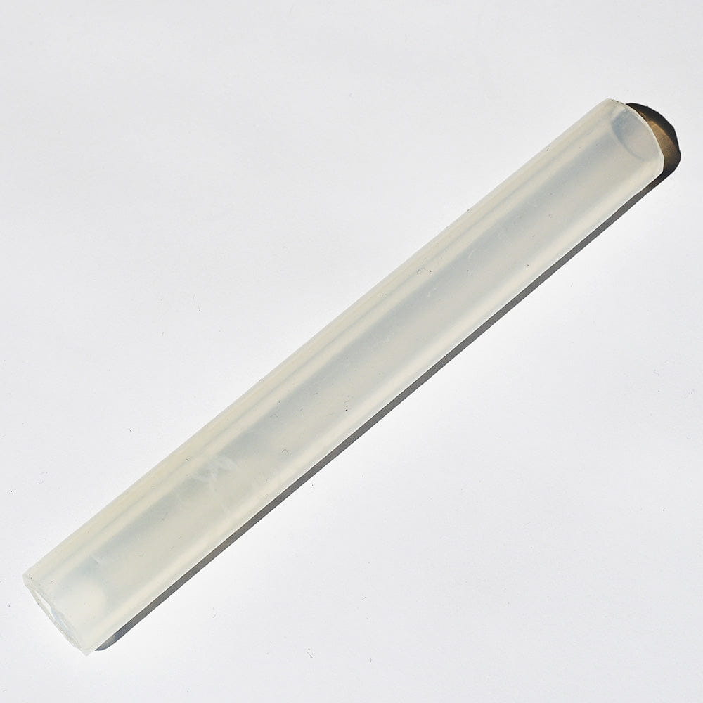 White fluorescent tube light with dark end caps for Crystal Mallet and Singing Bowl