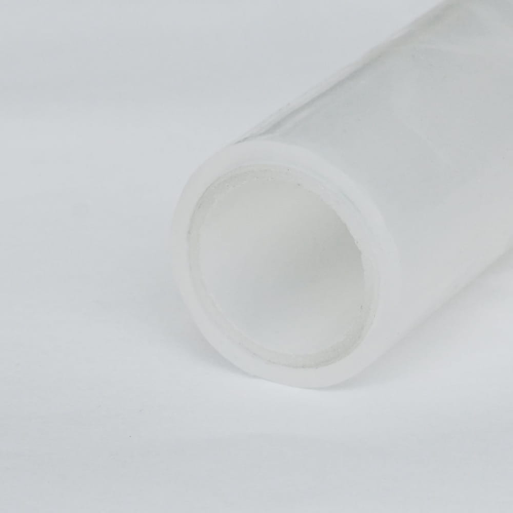 White cylindrical tube with hollow center for Crystal Mallet for Playing Crystal Singing Bowl