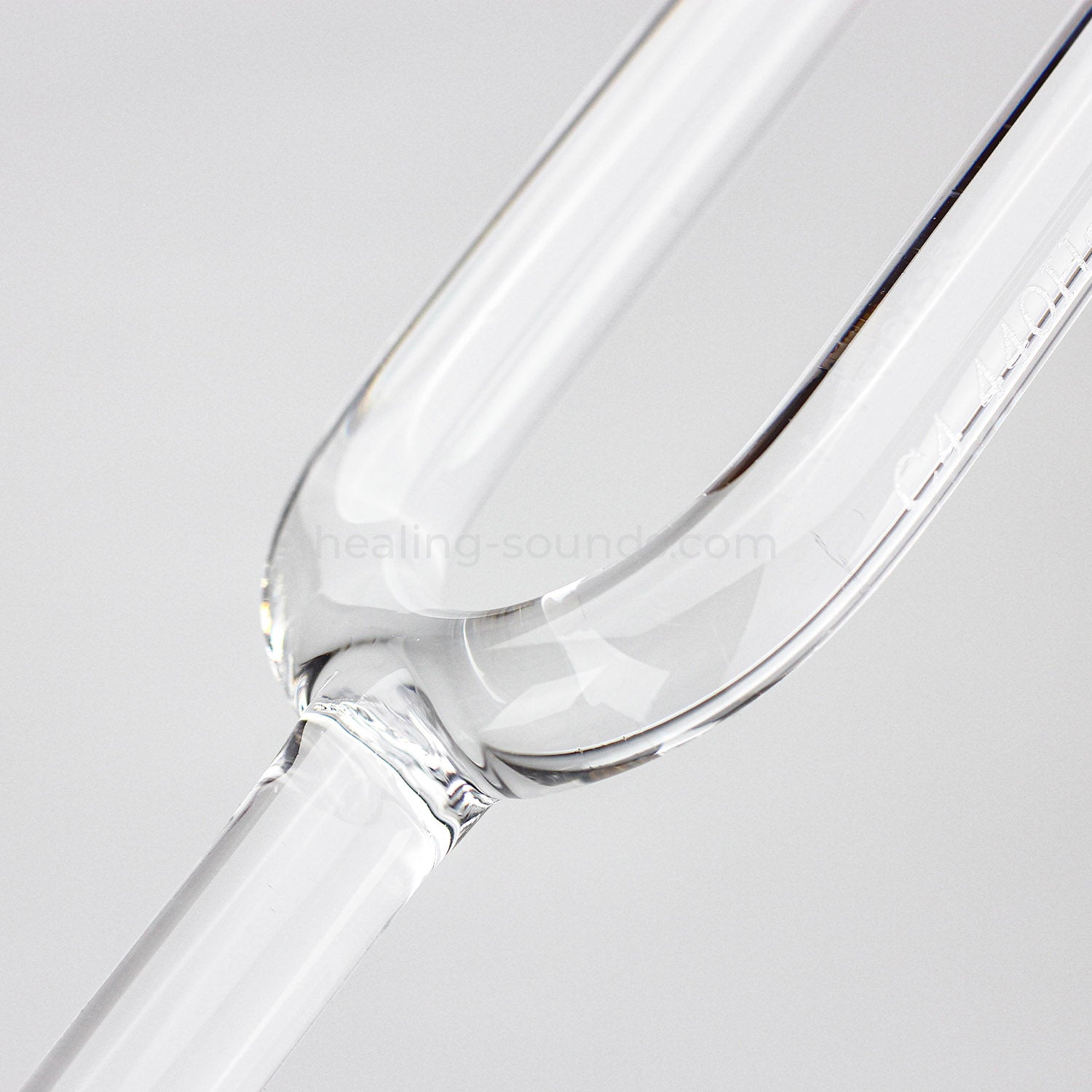 Diapason en cristal clair 432 Hz pour la guérison