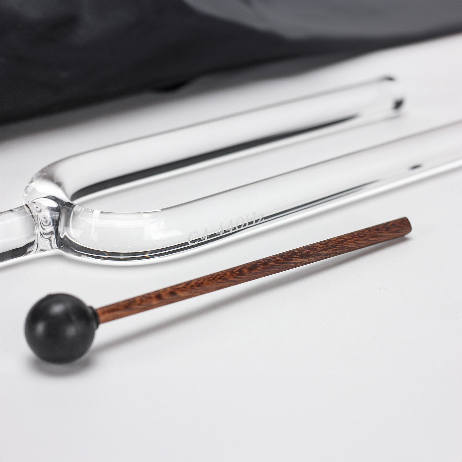 Diapason en cristal clair 432 Hz pour la guérison