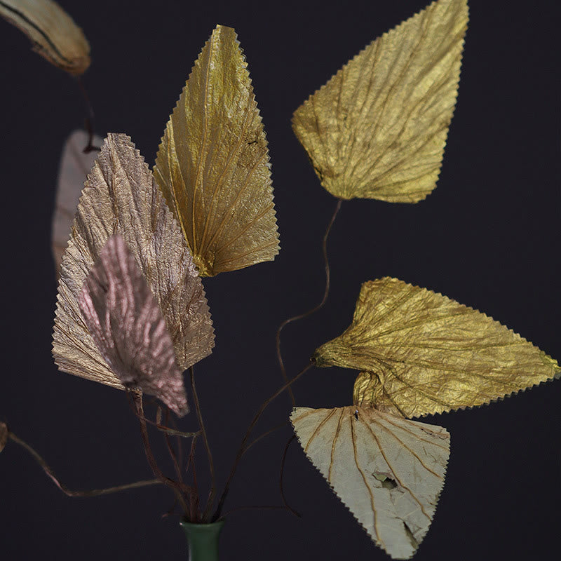 Bouquet de feuilles de lotus séchées pour une décoration d'intérieur zen