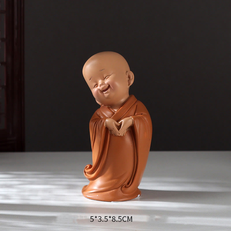 Mini statue de Bouddha en résine pour la méditation et la prière