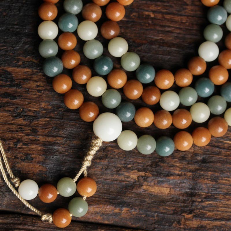 Bracelet Mala Harmonie Sagesse Graine Bodhi 8 mm