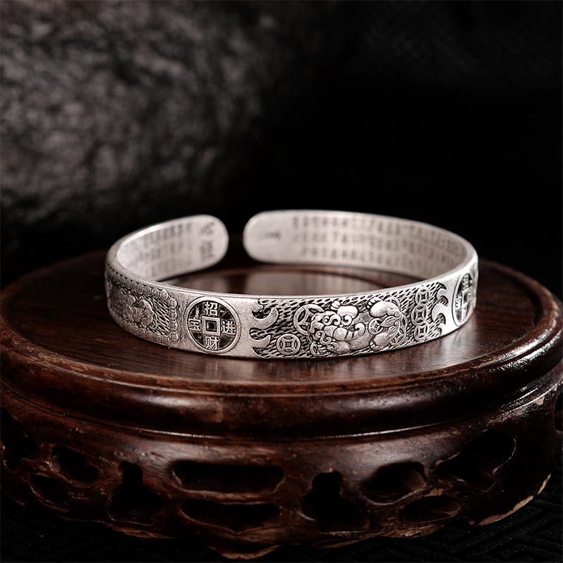 Adjustable Feng Shui Pixiu Bracelet for Luck & Protection