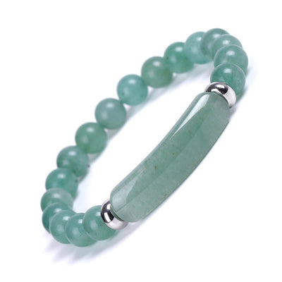 Bracelet de guérison en aventurine verte, perles de 8 mm, pierres précieuses