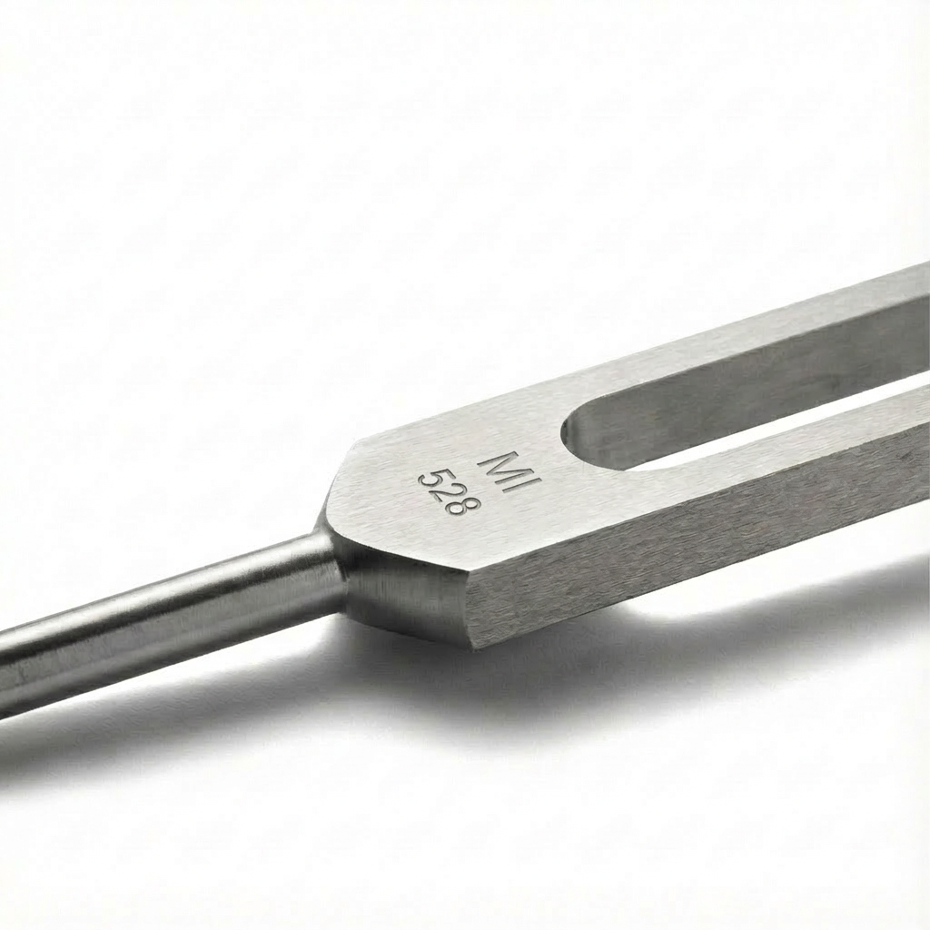 Ensemble de diapasons à résonance longue avec étui et percuteur, thérapie sonore