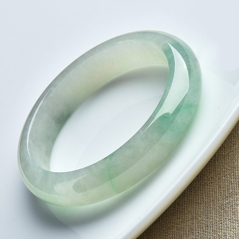 Bracelet porte-bonheur en jade naturel - Prospérité et guérison