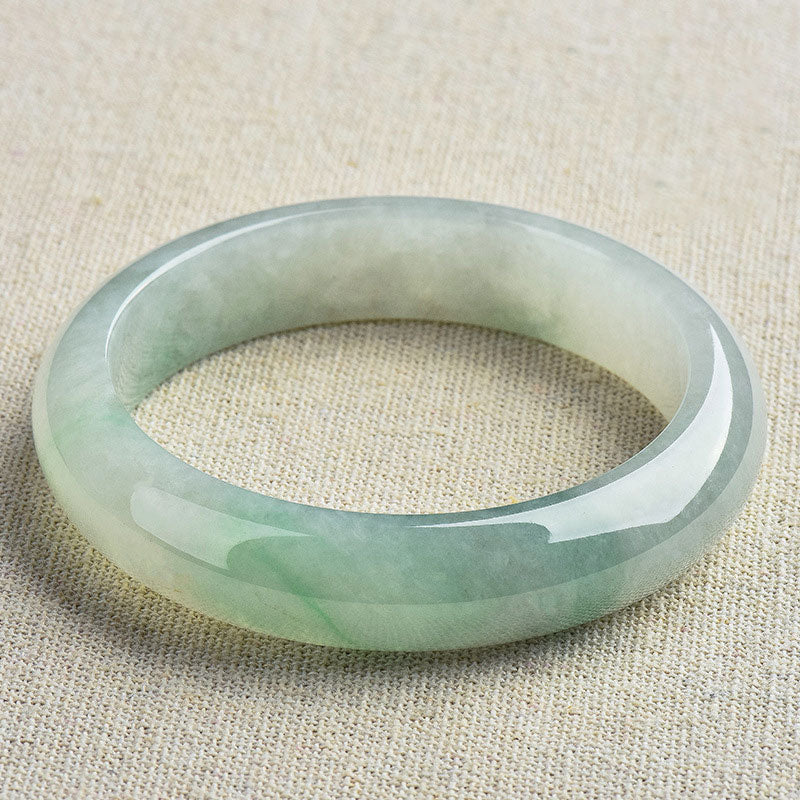 Bracelet porte-bonheur en jade naturel - Prospérité et guérison