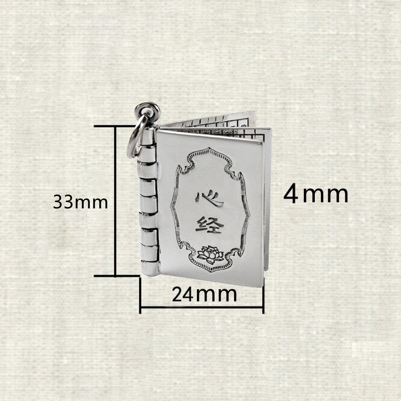 Pendentif Lotus en argent sterling 990 pour la protection et l'illumination