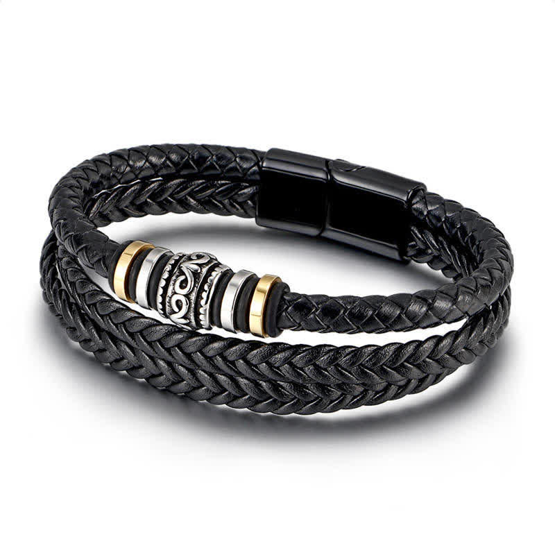 Bracelet d'équilibre spirituel en acier titane | Sons de guérison