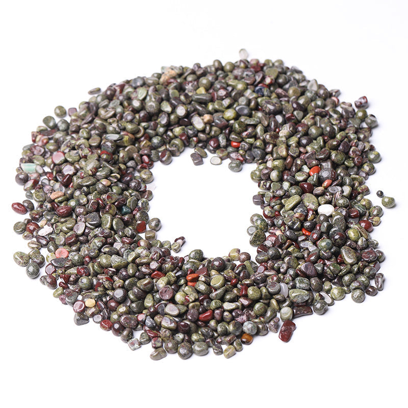 Éclats de cristal brut de pierre de sang de dragon 5-7 mm de guérison