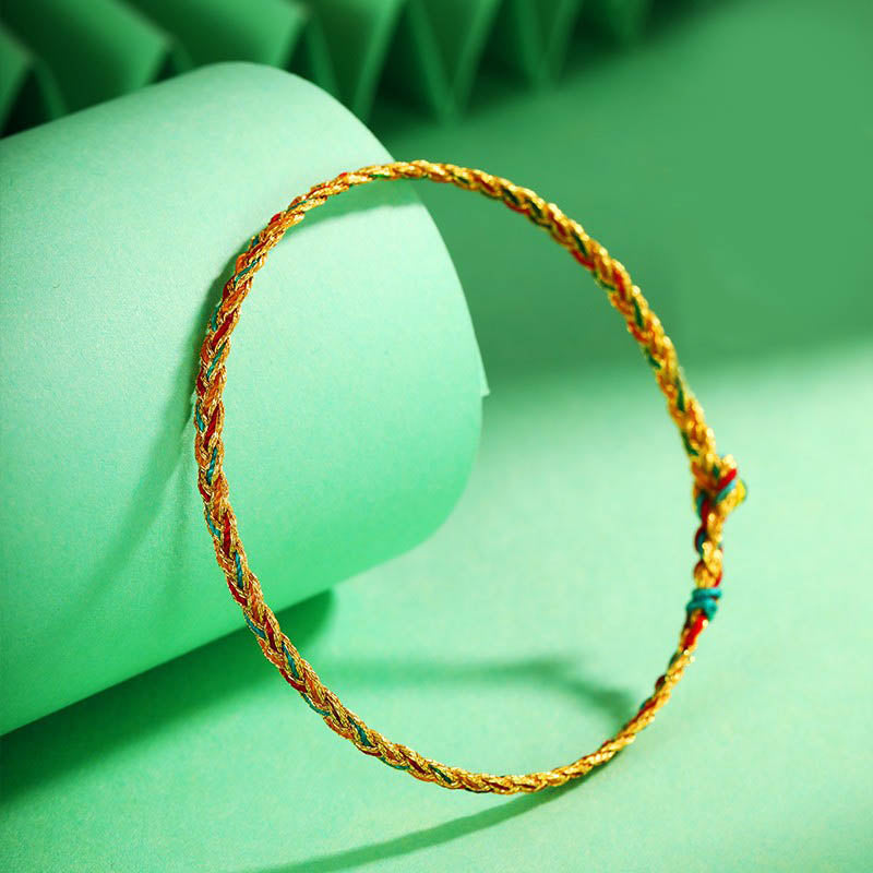 Bracelet tressé en écailles de dragon | Protection et force
