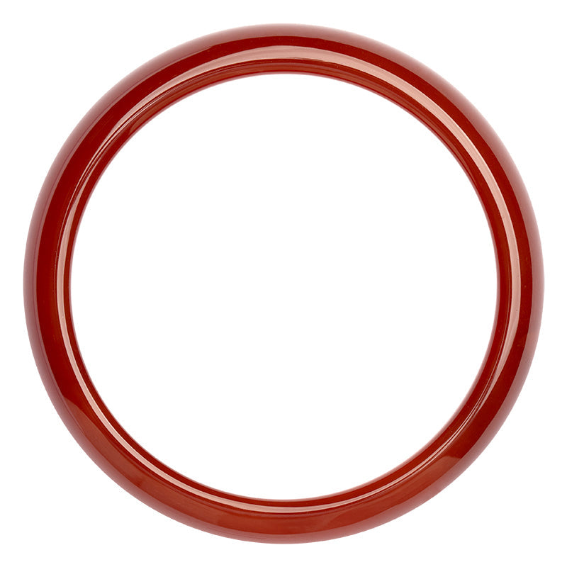 Bracelet de confiance en agate rouge 56 mm