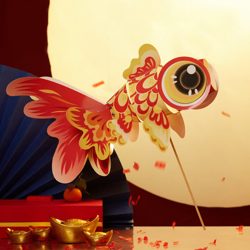 Lanterne en papier poisson koï porte-bonheur DIY | Décoration de la mi-automne