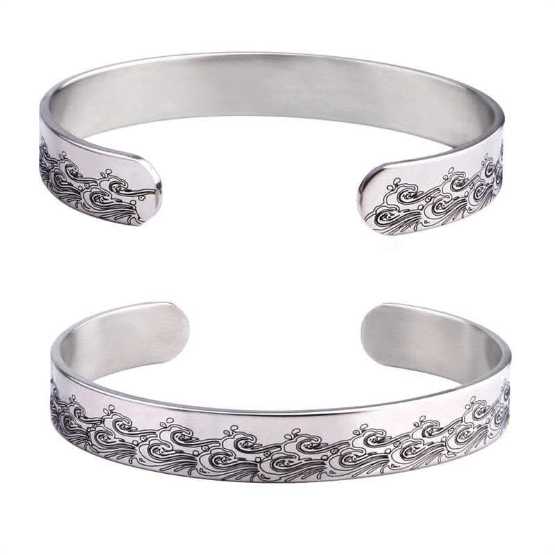 Bracelet spirituel commémoratif en acier titane pour la guérison