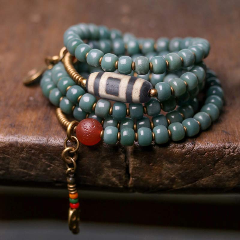 108 Beads Bodhi Seed Mala Wisdom Bracelet for Meditation