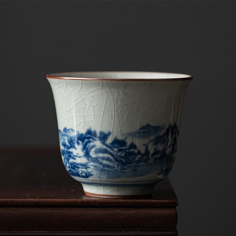 Tasse à thé en céramique Lotus 150 ml pour les rituels traditionnels du thé