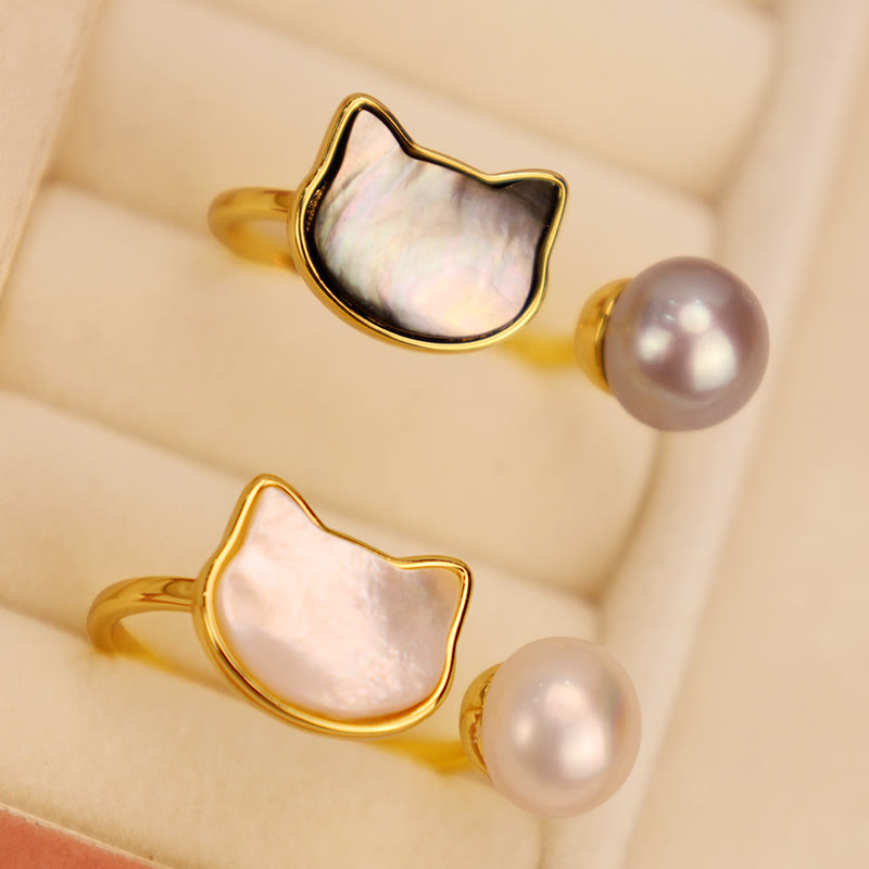 Ensemble collier et boucles d'oreilles de guérison pour chat en cuivre et perles naturelles