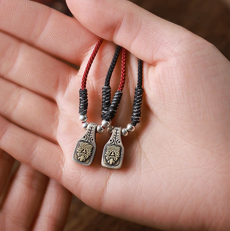 Collier spirituel en argent sterling Zakiram Déesse de la richesse