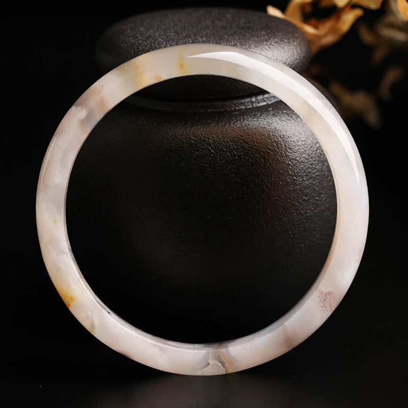 Bracelet de paix en agate Sakura naturelle 55 mm