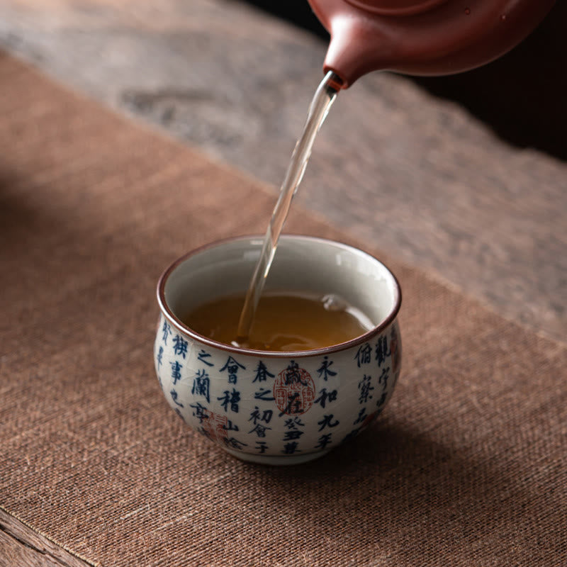 Tasse à thé en céramique Lotus 150 ml pour les rituels traditionnels du thé