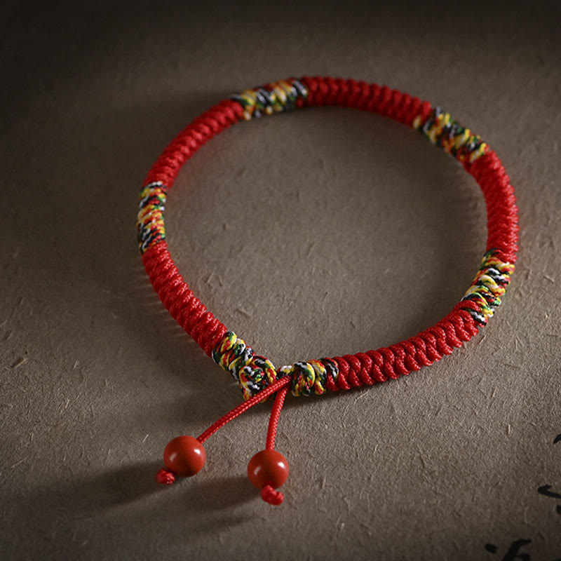 Bracelet de protection à cordon rouge King Kong Knot Five Colors