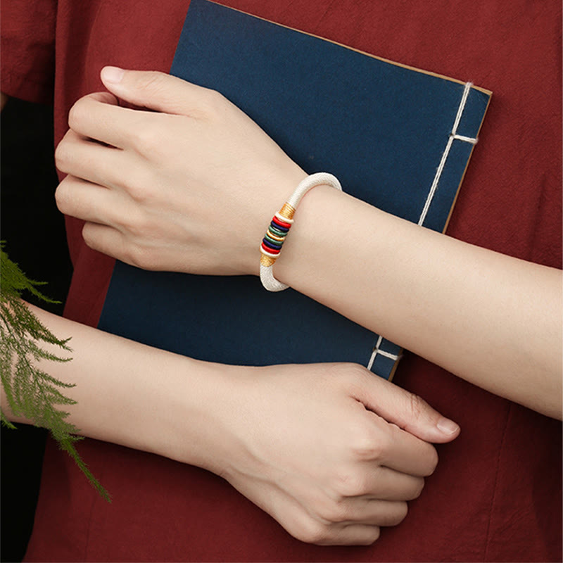 Bracelet fil rouge Cinq Éléments | Nœud King Kong, Protection et Chance