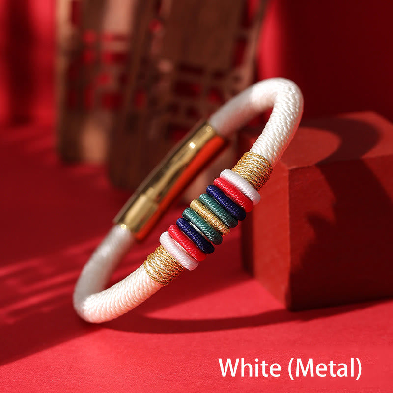 Bracelet fil rouge Cinq Éléments | Nœud King Kong, Protection et Chance