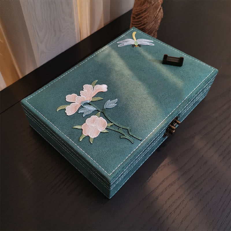 Coffret à bijoux en flanelle 28 cm pour bijoux spirituels
