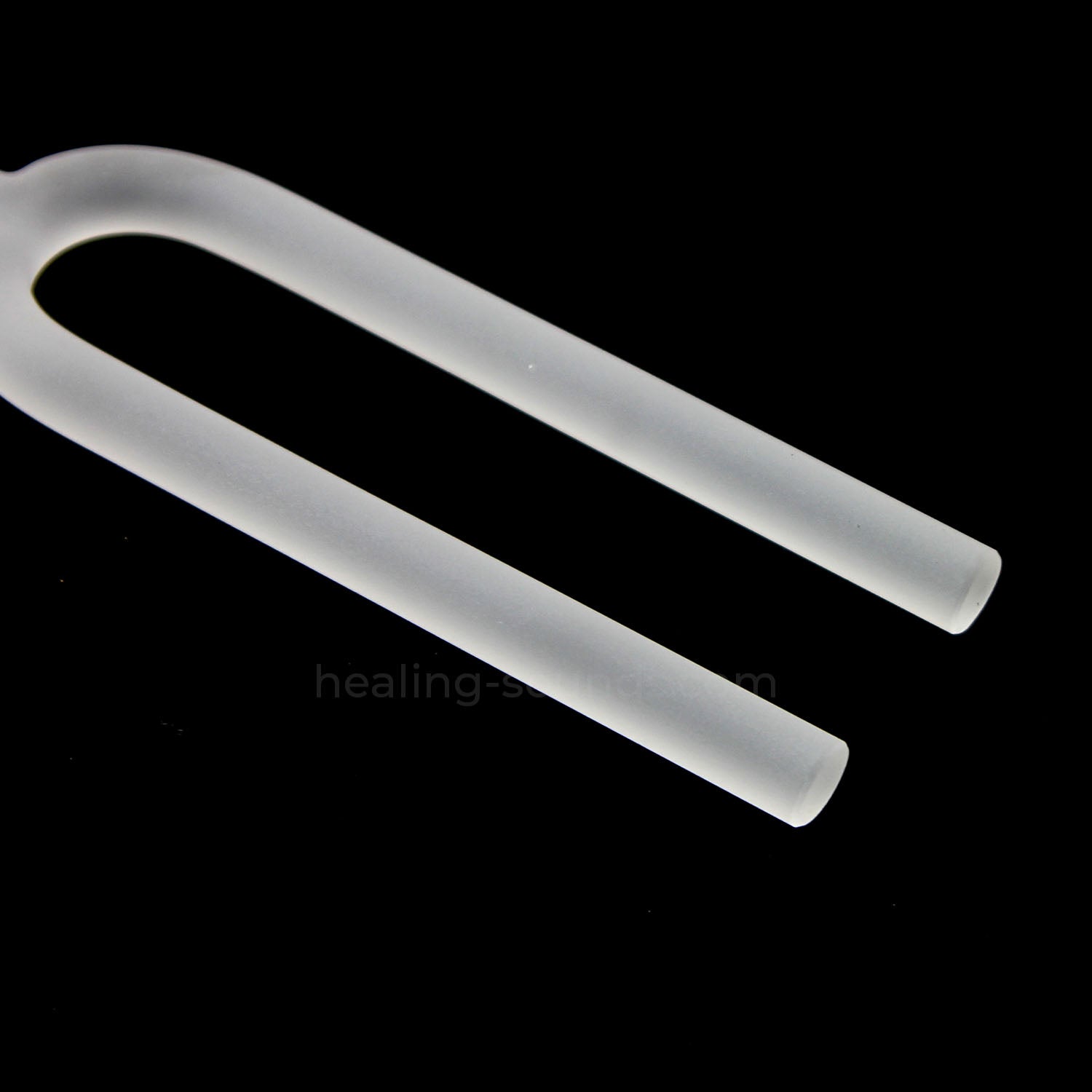 Jeu de diapasons en cristal givré 432 Hz avec étui - 8 pièces - 10 mm/20 mm