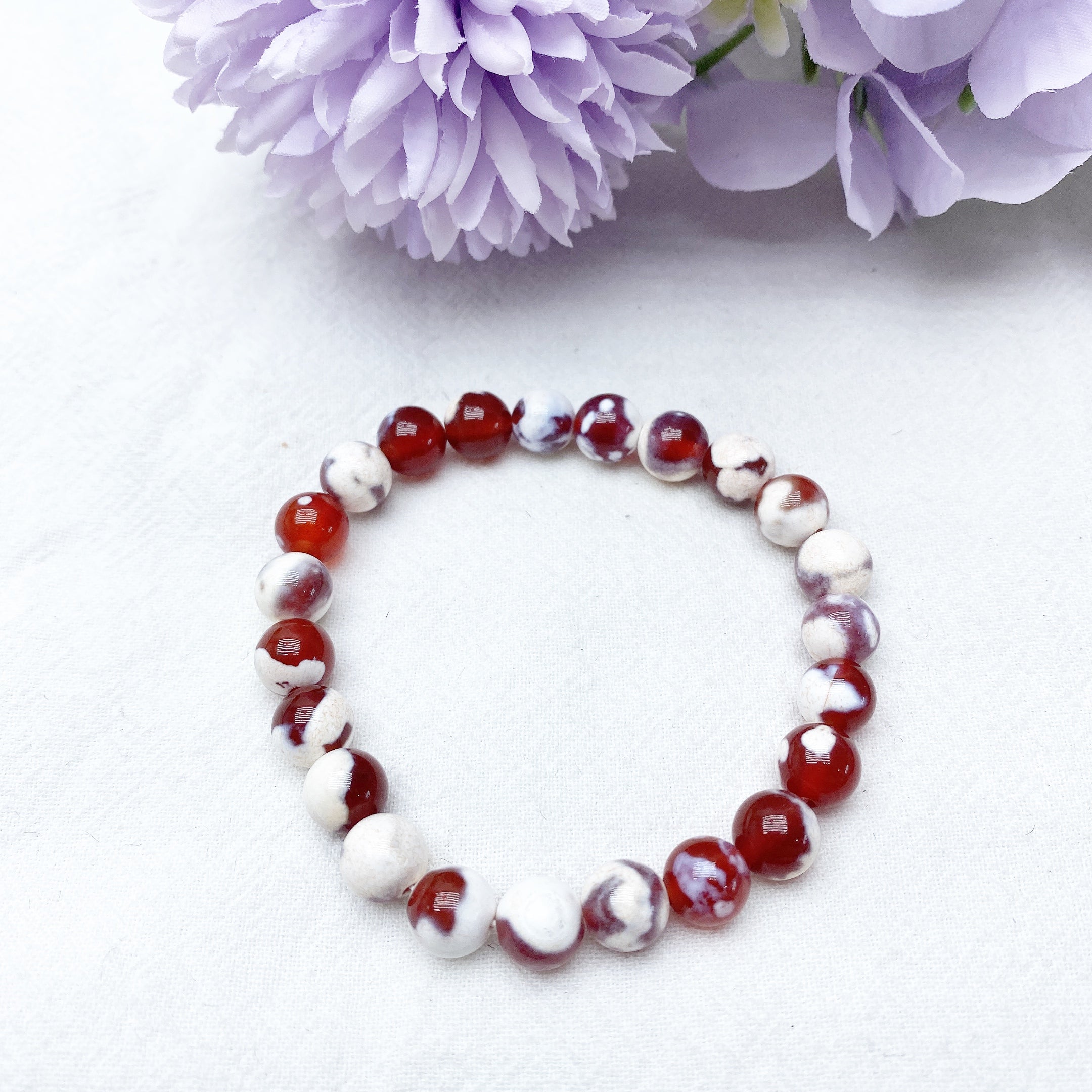 Galaxy Tiger Eye & Orca Onyx Chakra Bracelet 8mm