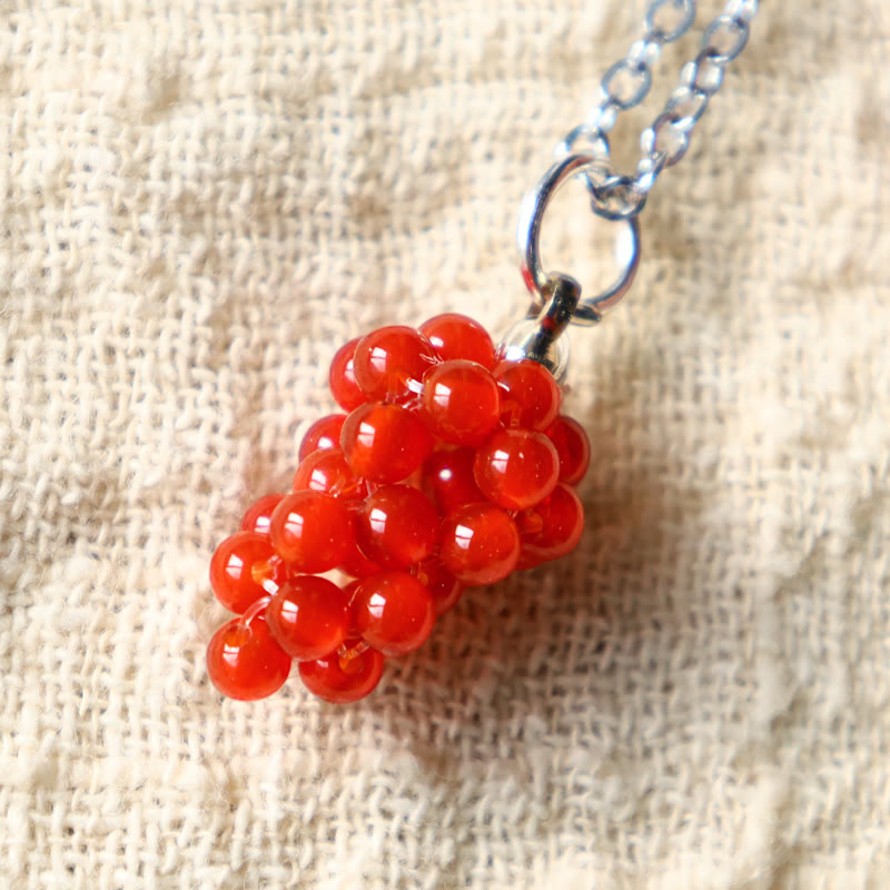 Collier de protection en grenat | Pierres naturelles 45 cm