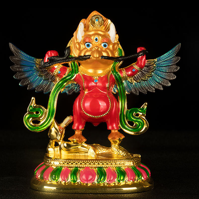 Statue spirituelle de l'oiseau Garuda | Figurine de protection pour la maison en alliage