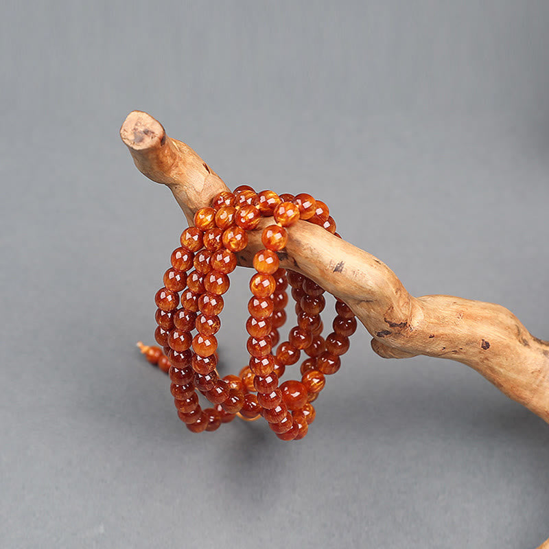 Bracelet Mala en saule doré pour le succès et la guérison