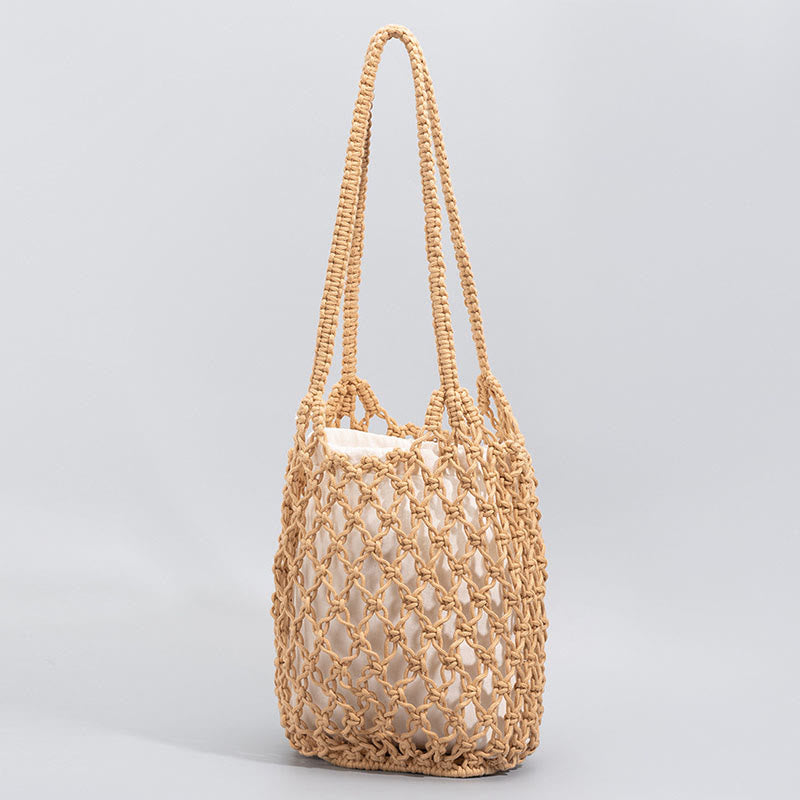 Sac à bandoulière en fil de coton tissé à la main pour le yoga