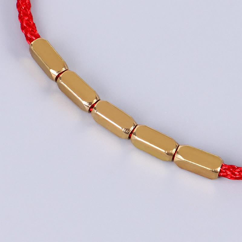Bracelet de protection en fil rouge en cuivre fabriqué à la main