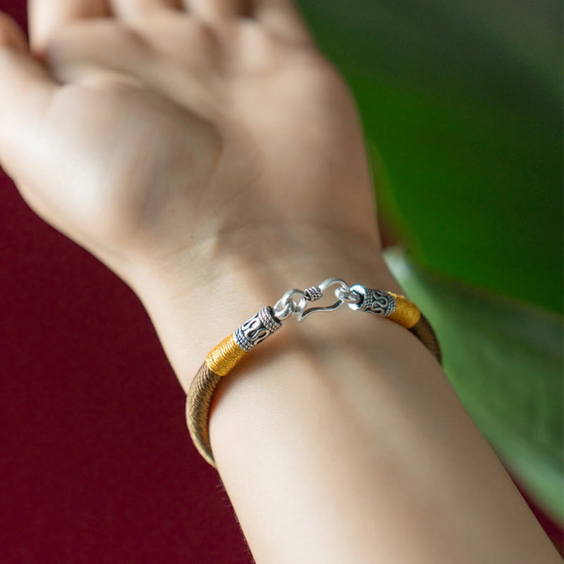 Bracelet de protection en corde rouge King Kong fait main