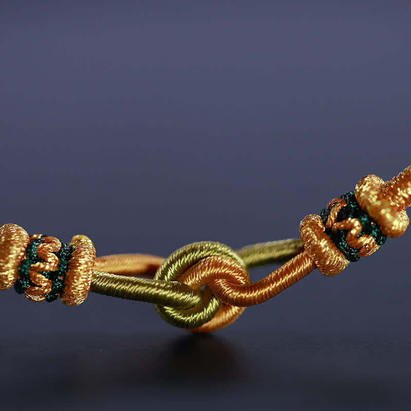 Bracelet en fil rouge fait main pour la foi et la force | Sons de guérison