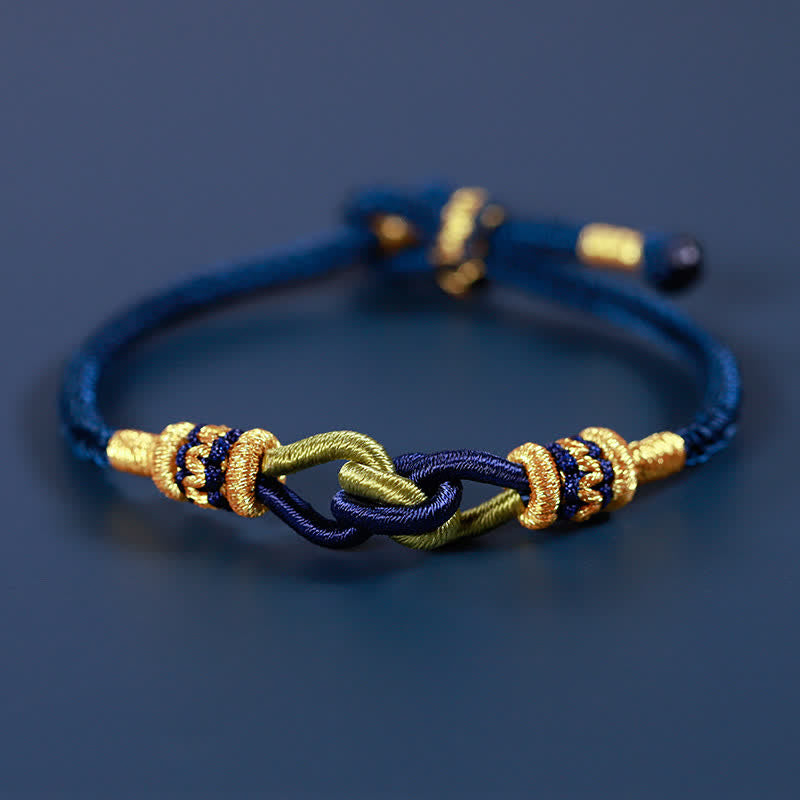 Bracelet en fil rouge fait main pour la foi et la force | Sons de guérison
