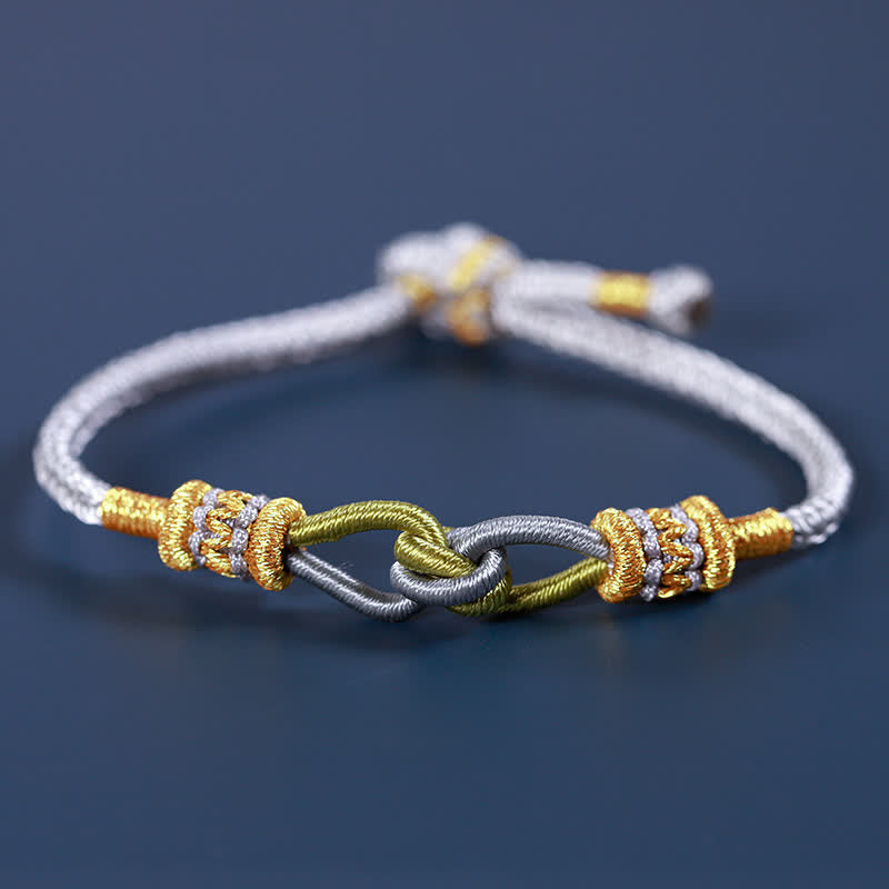 Bracelet en fil rouge fait main pour la foi et la force | Sons de guérison