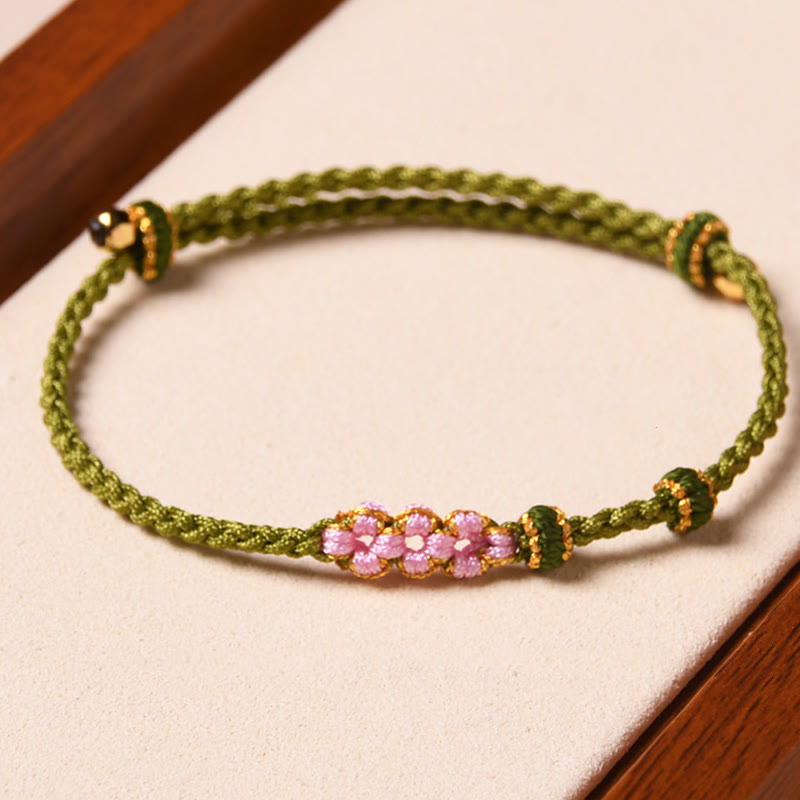 Bracelet de protection en fil rouge fait main pour le renouveau et la chance