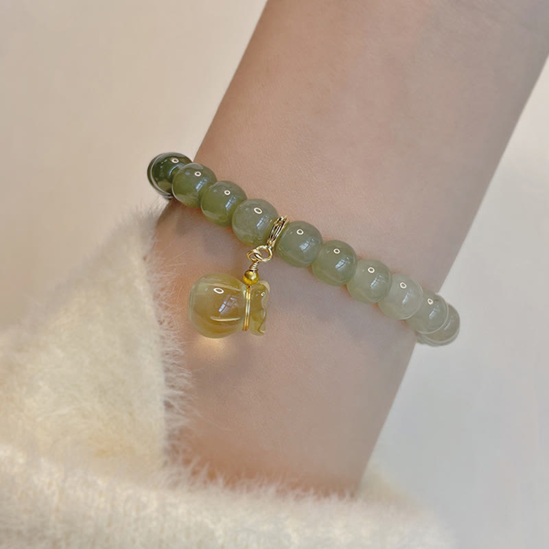 Bracelet porte-bonheur en jade Hetian pour la prospérité
