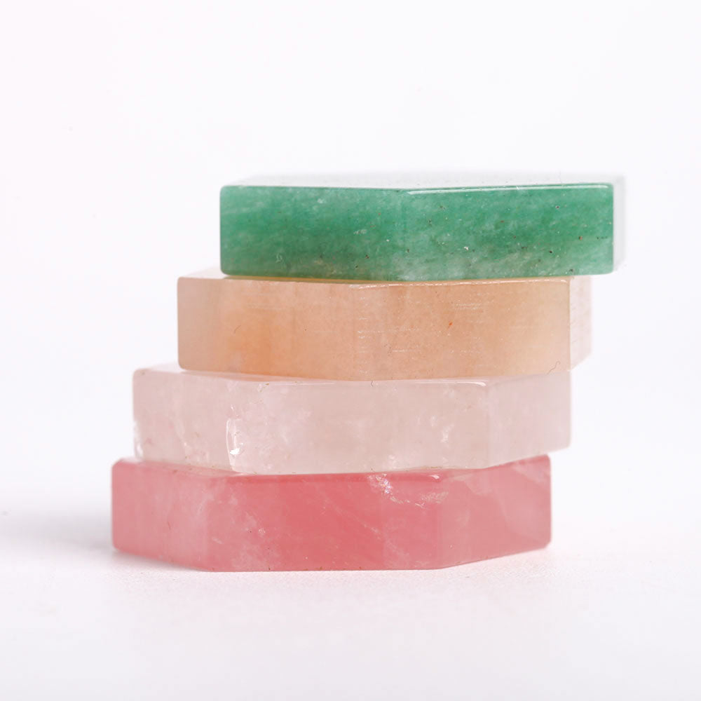 Tranches de cristal hexagonales de 1,18 pouce pour la décoration intérieure